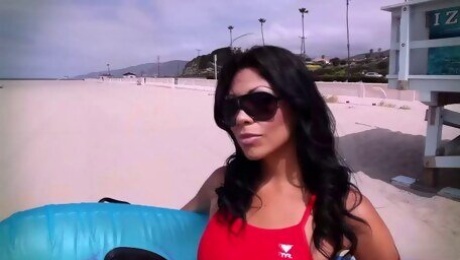 baywatch parody with thick latina mamacita cassandra cruz