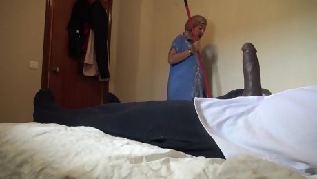 MBAPPE SEX TAPE!!! Algerian maid is SHOCKED when he pulls out his big black cock
