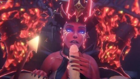 Succubus Queen of Pain Blowjob [Grand Cupido]( Dota 2 )