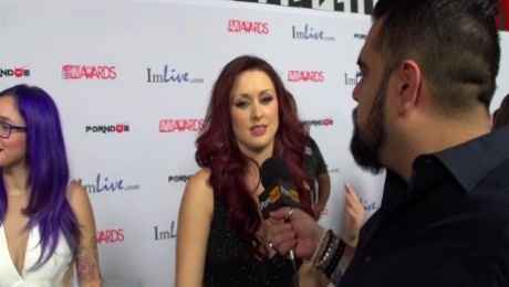 Weirdest Thing You Masturbated To? 2015 AVN Red Carpet Interviews PornhubTV